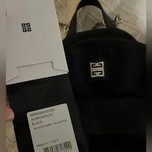 Givenchy Mini Black Canvas Backpack Givenchy | Bags | Givenchy Mini Black Canvas Backpack | Poshmark main image 4